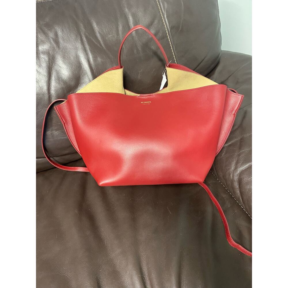NEW REE PROJECTS ANN TOTE MEDIUM - SOFT CALF in RED $835 b89